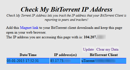 how to check if downloading torrent is hidden